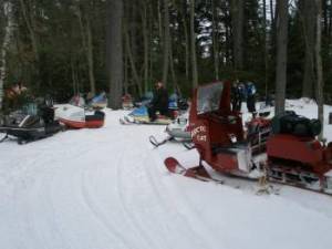 Vintage Snowmobile Christmas Poem