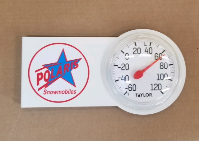 Metal thermometer with your favorite logo