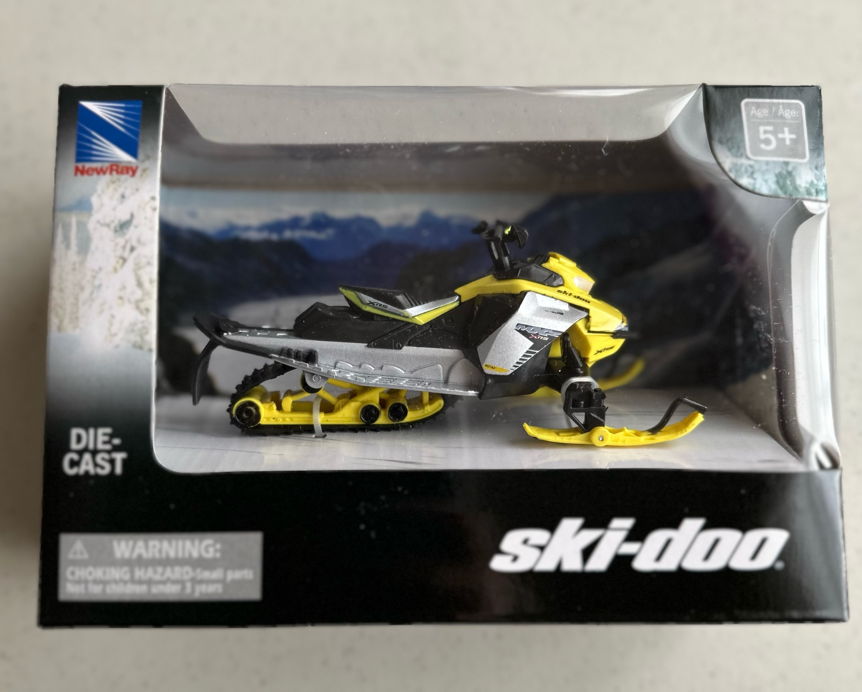 Ski Doo Yellow Die-Cast