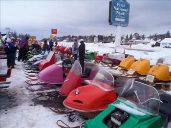 Snowmobile Show display