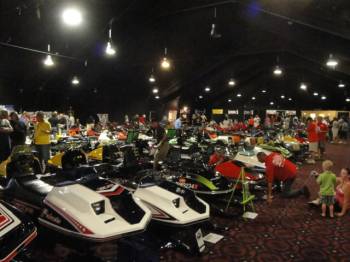 30,000 sq. ft. of snowmobiles