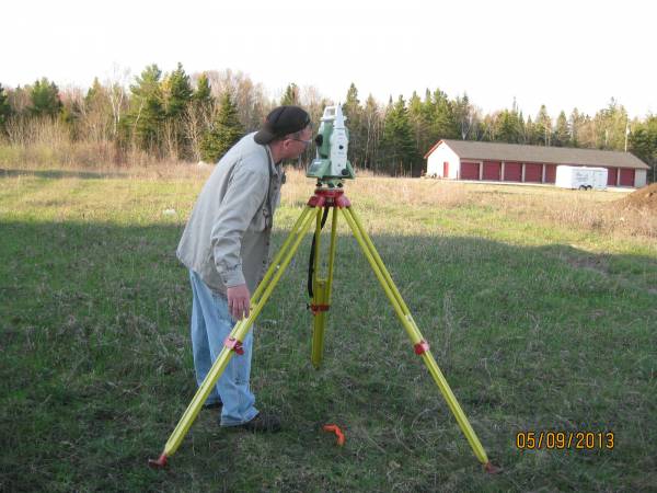 Surveying the site